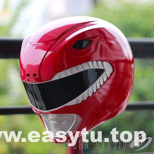 恐龙战队红衣战士头盔