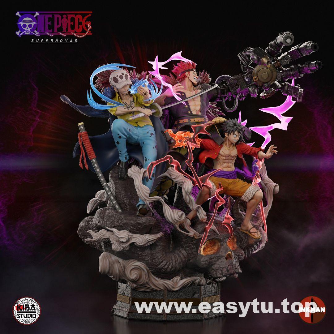 路飞，罗，基德