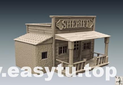 中世纪建筑房子