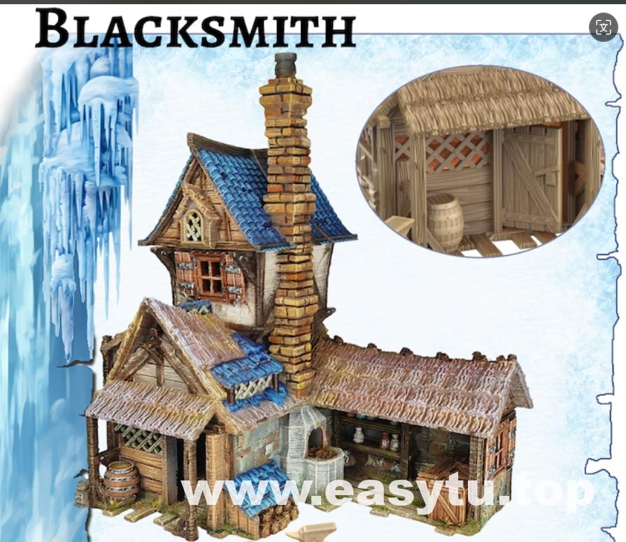 中世纪建筑房子