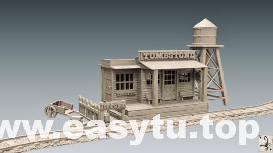 中世纪建筑房子