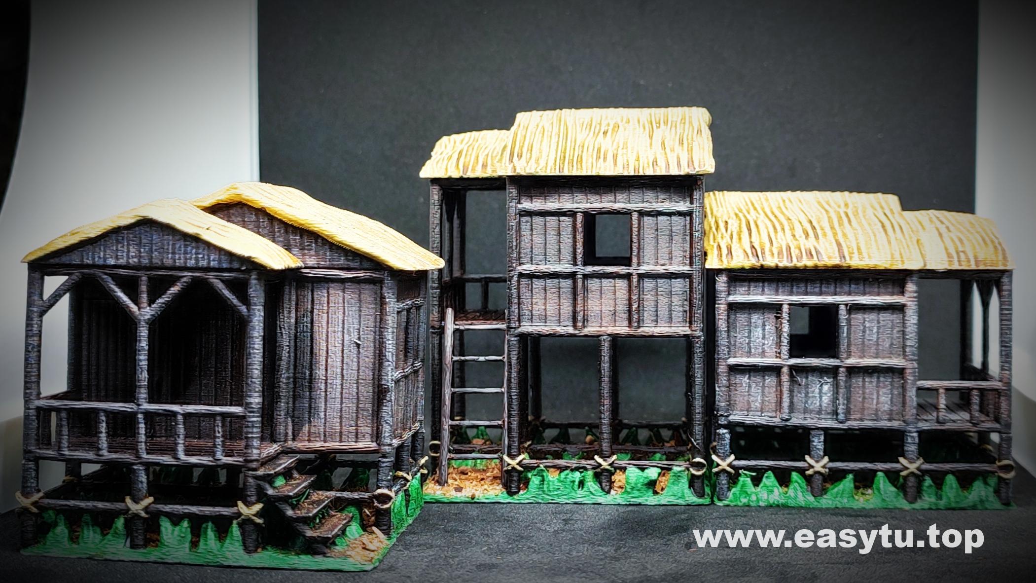 中世纪建筑房子