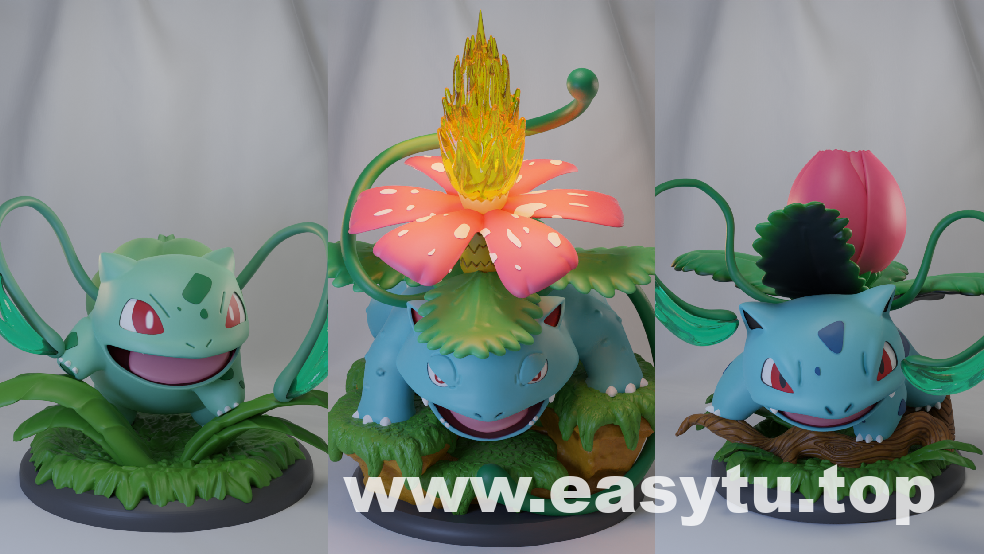 妙蛙种子妙蛙草妙蛙花进化组