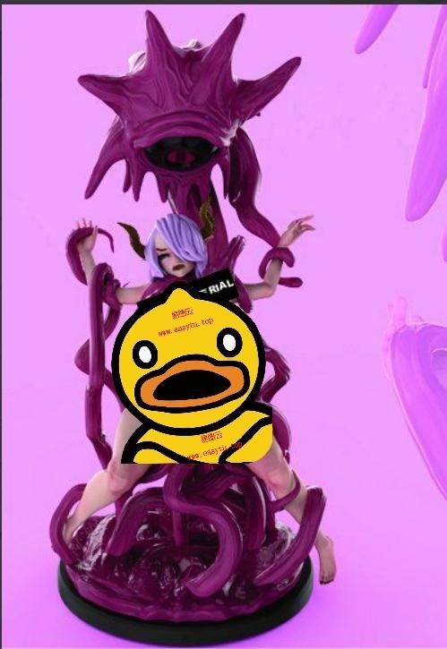 被触手捆绑的动作女孩