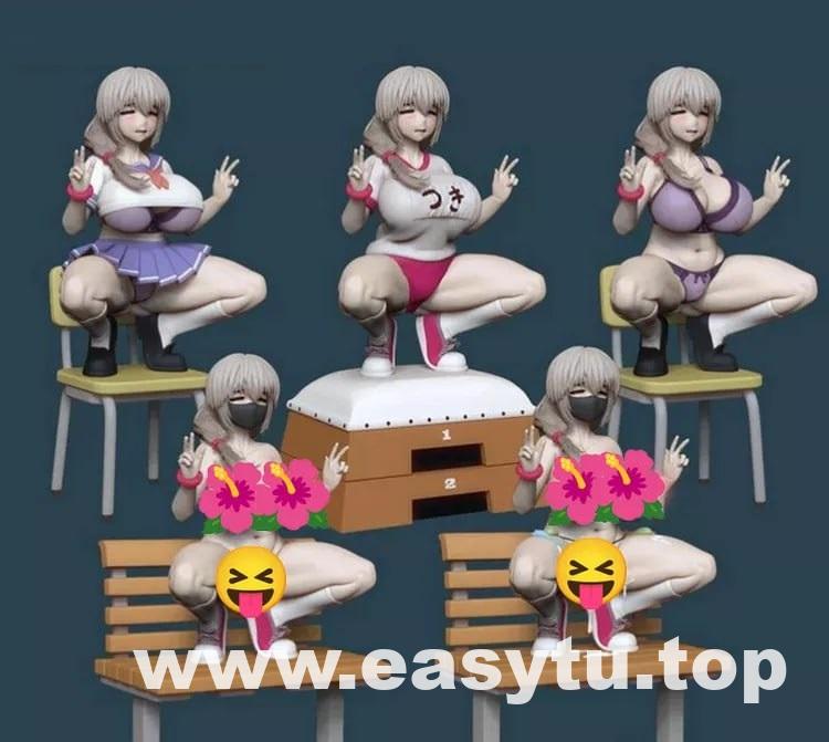 站在椅子上的女孩