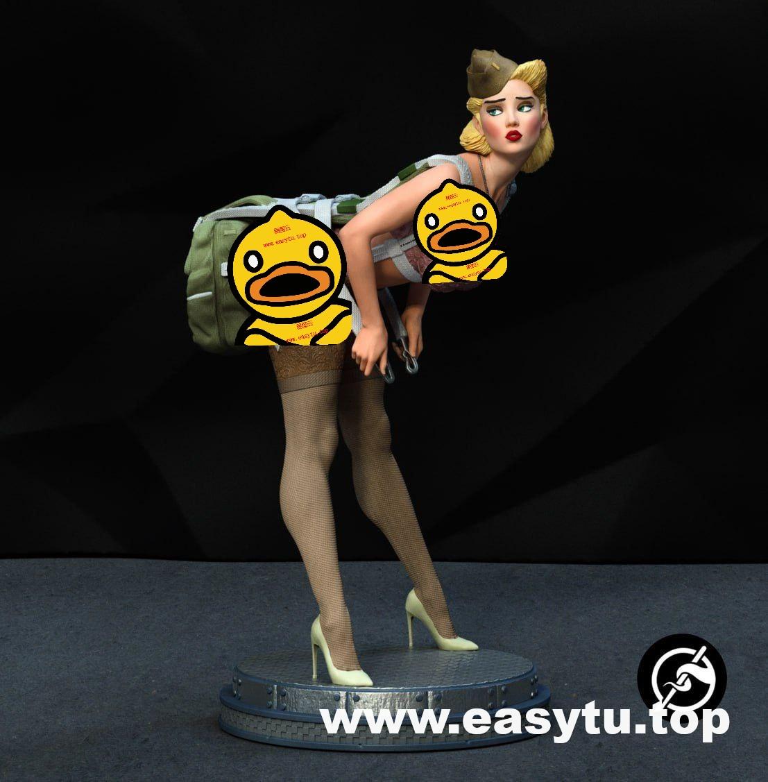 二战美国降落女伞兵