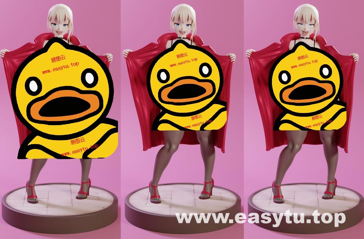 红袍少女多尺寸