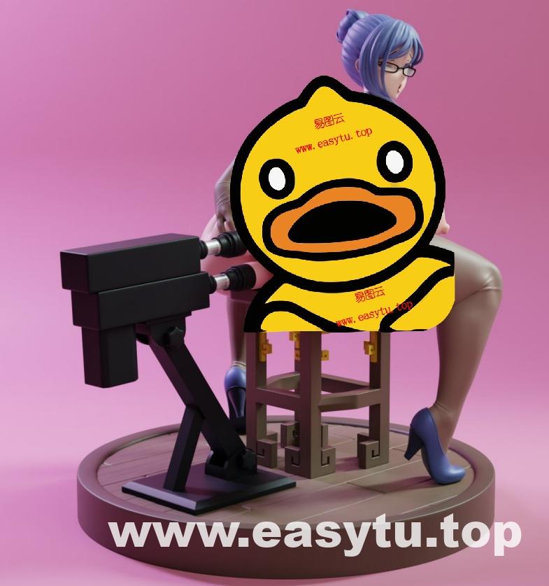 狠活坐着的动作女孩多尺寸