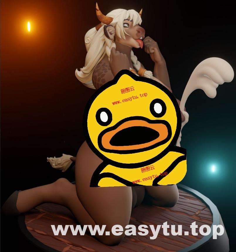 巨型下半身牛女同体版