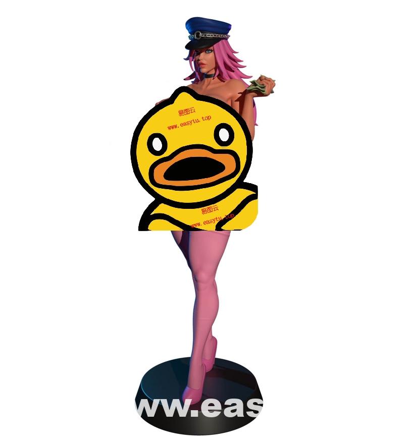 拿着美元的少女同体版