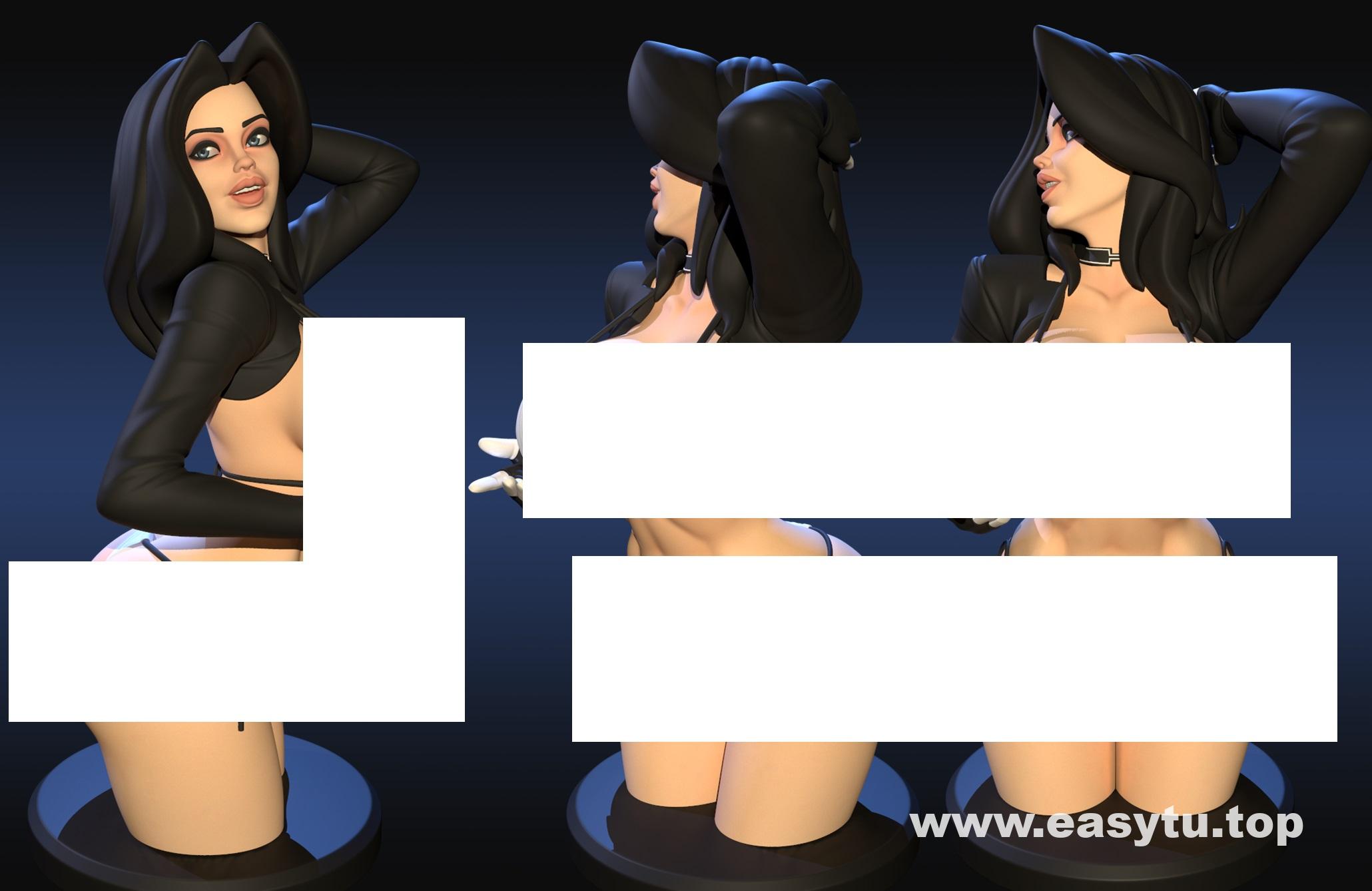 女性半身同体版