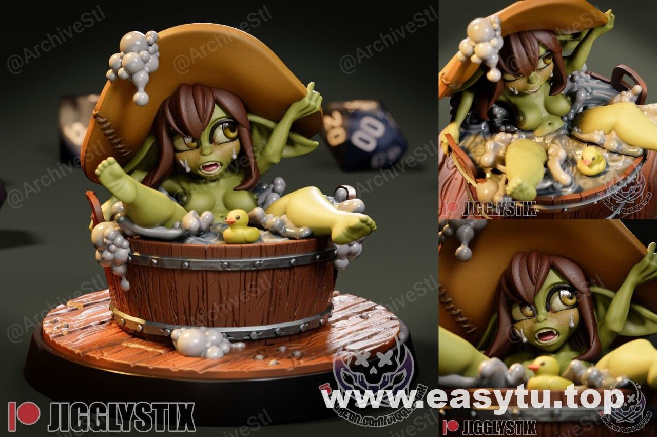 沐浴时间的妖精女孩